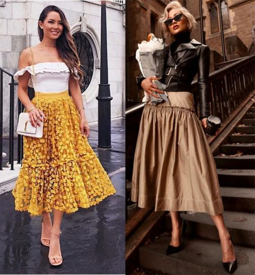 Юбки миди 2019. Стильные юбки 2019-2020 модные тенденции, фасоны, новинки + фото