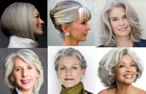 Колорирование седых волос. Окрашивание седых волос