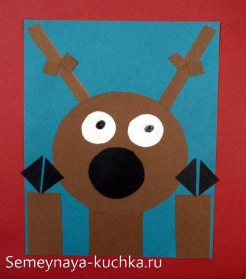 Северный олень поделка своими руками. Для детей.