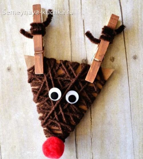 Северный олень поделка своими руками. Для детей.