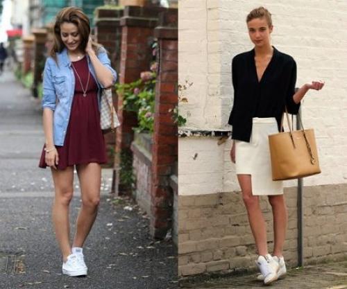 С какой обувью носить юбку миди. Популярные фасоны 06