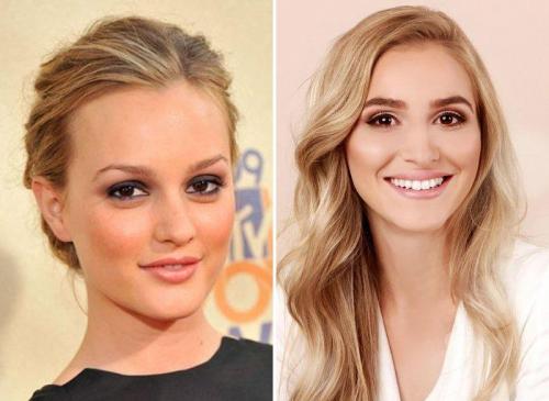 Брови для блондинок с голубыми. Выбор цвета