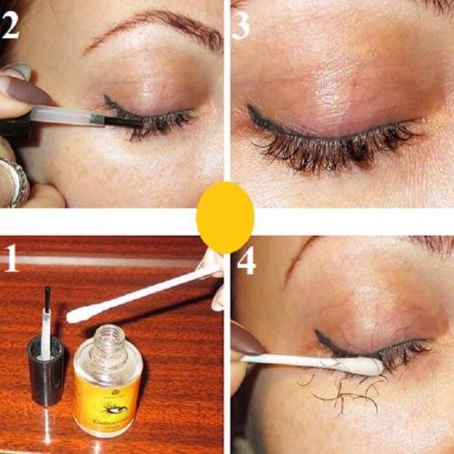 Как снимать накладные ресницы. Снятие накладных ресничек дома