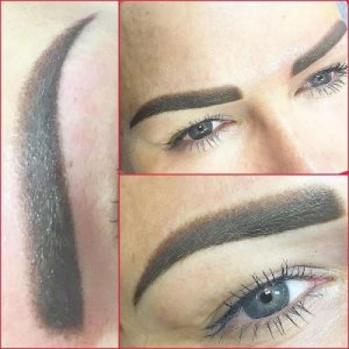 Татуаж бровей волосковый или растушевка. Что это такое?