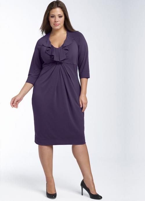 Фасоны платьев для женщин с животиком. Выбираем модель платья для полной женщины