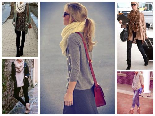 С чем носить серый снуд. Как правильно носить снуд: 5 стильных вариантов 02