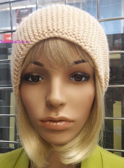 Какими спицами вязать шапку бини. Мастер класс по вязанию шапки бини с укороченными рядами платочной вязкой.
