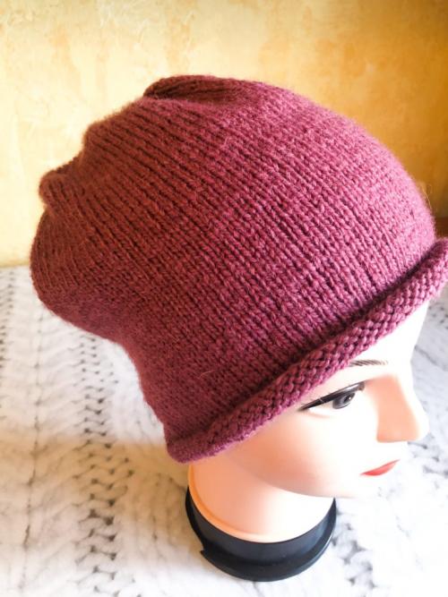 Что такое шапка бини. Шапка бини спицами