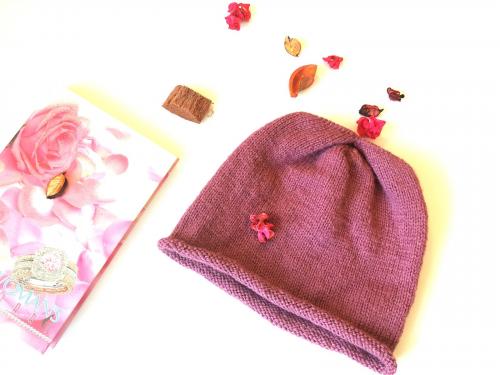 Что такое шапка бини. Шапка бини спицами