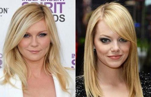 Сердцевидная форма лица прически. Треугольное лицо