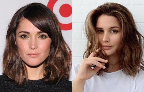 Сердцевидная форма лица прически. Треугольное лицо