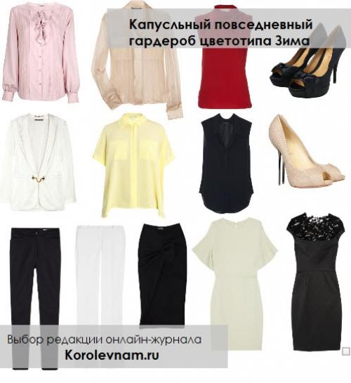 Южная зима цветотип. Гардероб для цветотипа Зима