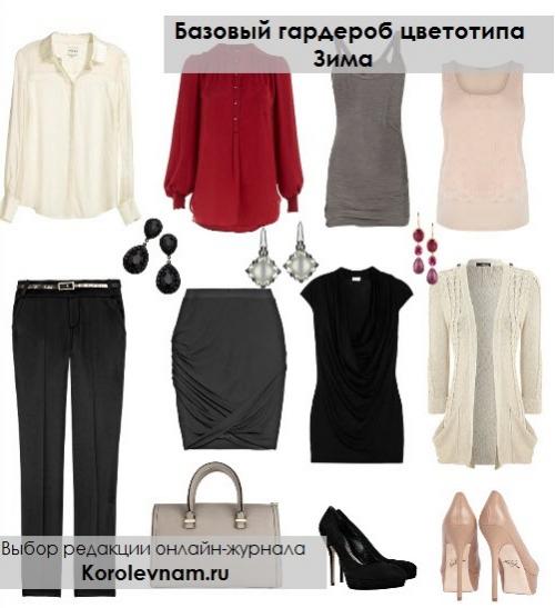 Южная зима цветотип. Гардероб для цветотипа Зима