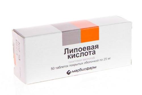 Липоевая кислота. Применение