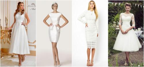 Скромные платья на свадьбу. Варианты фасонов
