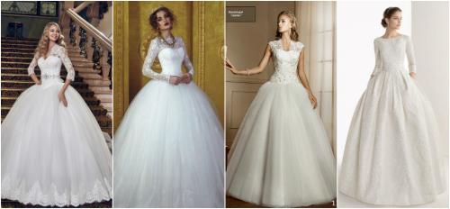 Скромные платья на свадьбу. Варианты фасонов