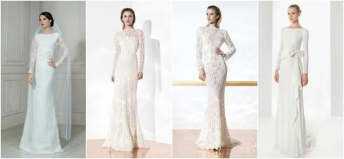 Скромные платья на свадьбу. Варианты фасонов