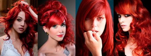 Как одеваться с красными волосами. Красные волосы