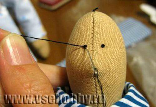 Как сделать глазки тильде.