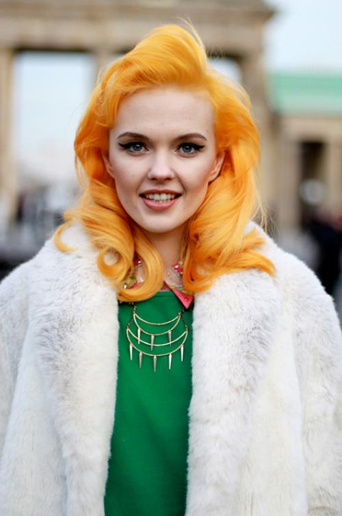 Макияж для красных волос.