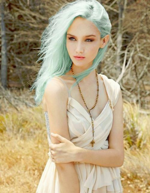 Макияж для красных волос.