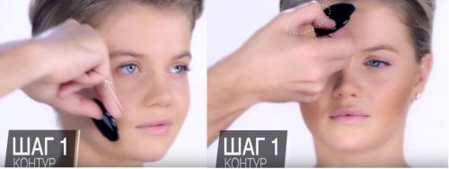 Скульптурирование овального лица. Техника скульптурирования лица