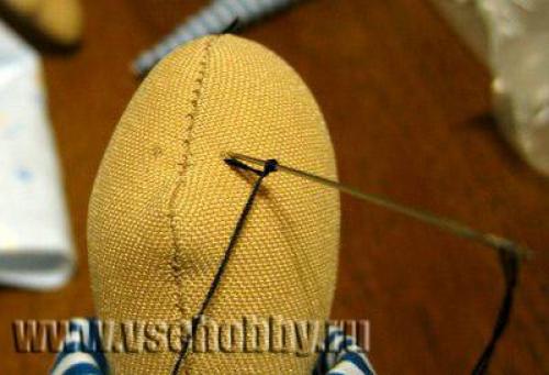 Как сделать глазки тильде.