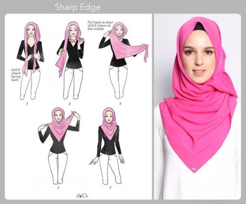 Прически мусульманок под платок. Как завязывать платок на голове по-мусульмански