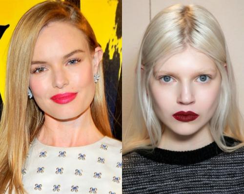 Цвета губной помады для блондинок. 