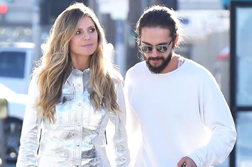 Билл Каулитц и Хайди Клум. Мини-платье, поцелуи, собака: Хайди Клум и Том Каулитц показали страсть на съемках телешоу