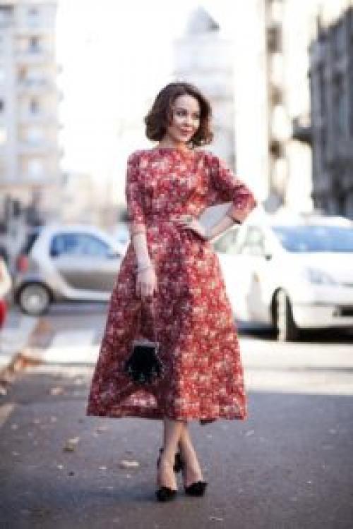 Платье нью-лук для полных. Современный нью лук