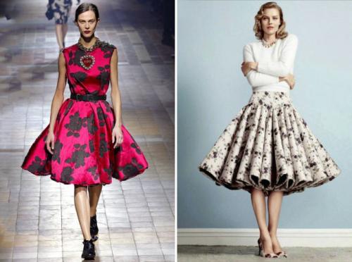 Платья нью-лук 2019. Стиль нью-лук 2019