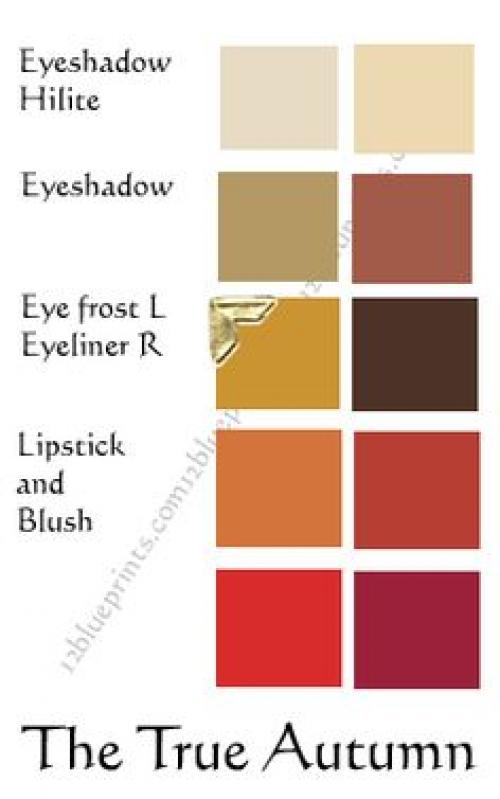 Макияж осенний цветотип. Особенности макияжа для цветотипа Осень