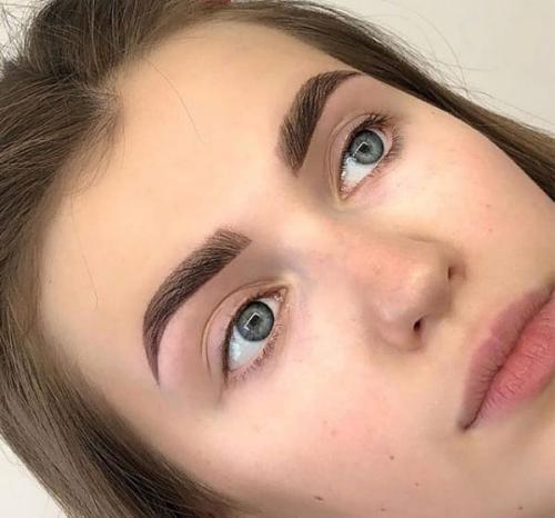 Техника пудровые брови. Что представляют из себя пудровые брови 01