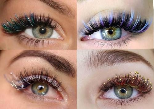 Наращивание ресниц с декором. Техники наращивания и виды декора ресниц