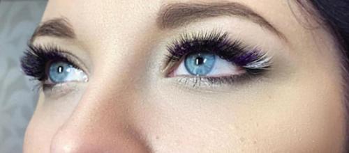 Как сделать ресницы белыми. Белые ресницы 05