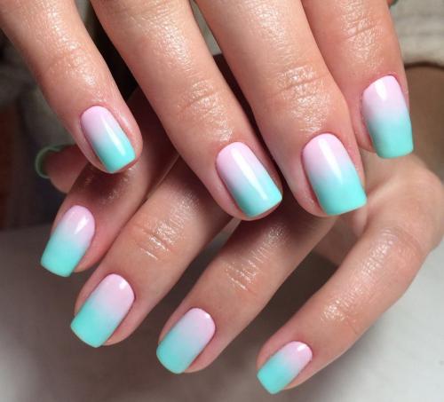 Голубой маникюр — 100 фото модных тенденций и новинок сезона. Варианты идеального сочетания и дизайна!