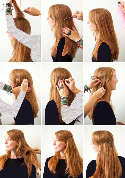 Как красиво заколоть волосы средней длины крабиком. Как красиво заколоть волосы крабиком