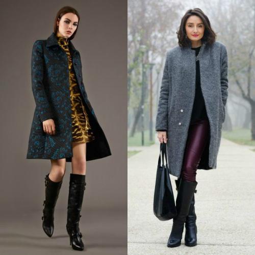 Ботинки и пальто, как сочетать для женщин. Пальто до колена, выше колена и ниже колена – подбираем обувь для каждого случая