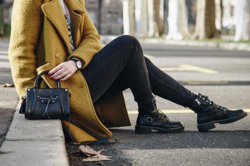 Ботинки и пальто женское. Актуальные варианты