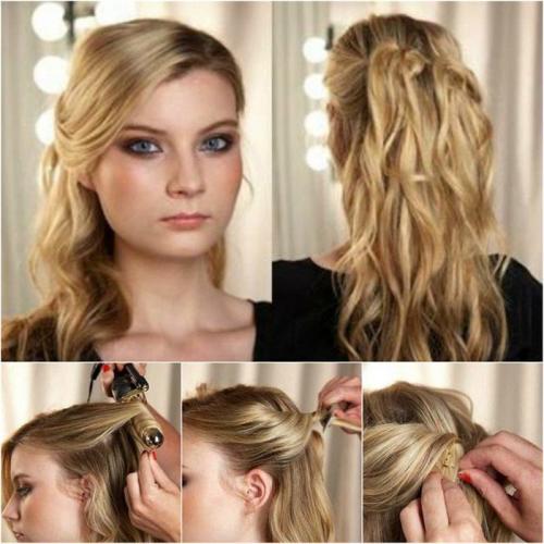 Как красиво заколоть волосы средней длины крабиком. Как красиво заколоть волосы крабиком