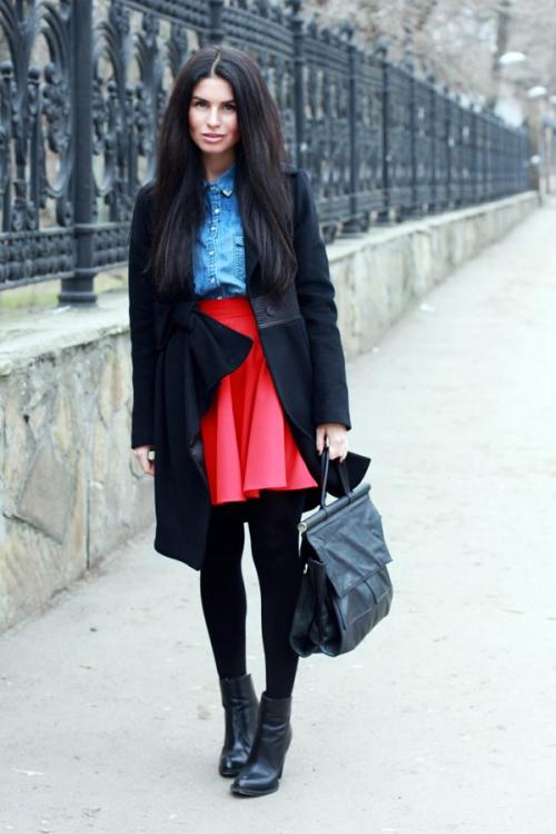 Ботинки и пальто женское. Актуальные варианты