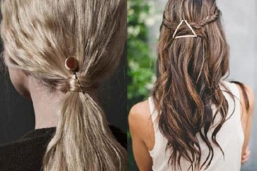 Красиво заколоть волосы средней длины. Прически с невидимками: как красиво заколоть волосы средней длины, заколки на длинных волосах