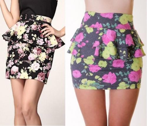 Кофта с баской и юбка карандаш. Прямой крой и карандаш