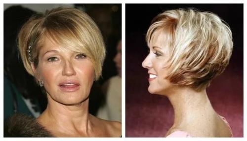 Женские причёски для коротких волос после 50 лет. Короткие стрижки 2020 для 50-летних женщин