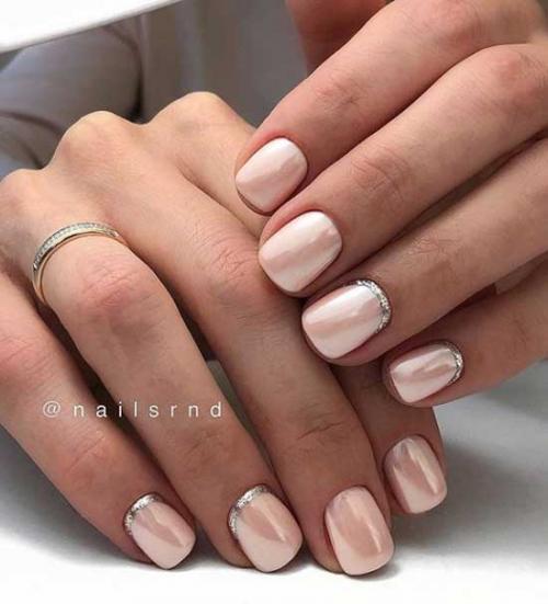 Идеи маникюра со втиркой 2019. Новинки маникюра с втиркой 2019-2020: топовые идеи на фото