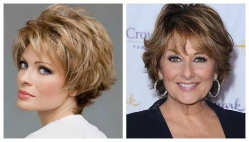 Женские причёски для коротких волос после 50 лет. Короткие стрижки 2020 для 50-летних женщин