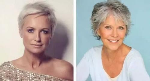 Женские причёски для коротких волос после 50 лет. Короткие стрижки 2020 для 50-летних женщин