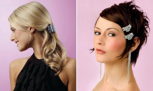 Как заколоть короткие волосы красиво сзади крабиком. Как красиво заколоть волосы крабиком