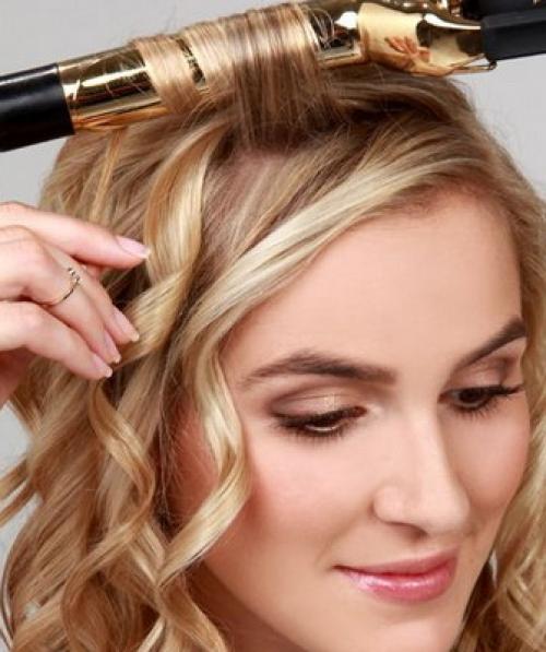 Чем заколоть волосы сзади. Прически с  крабиком  на  длинные волосы   13